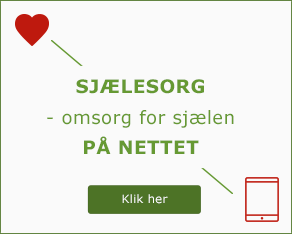 Grafik med teksten Sjælesorg på nettet - omsorg for sjælen