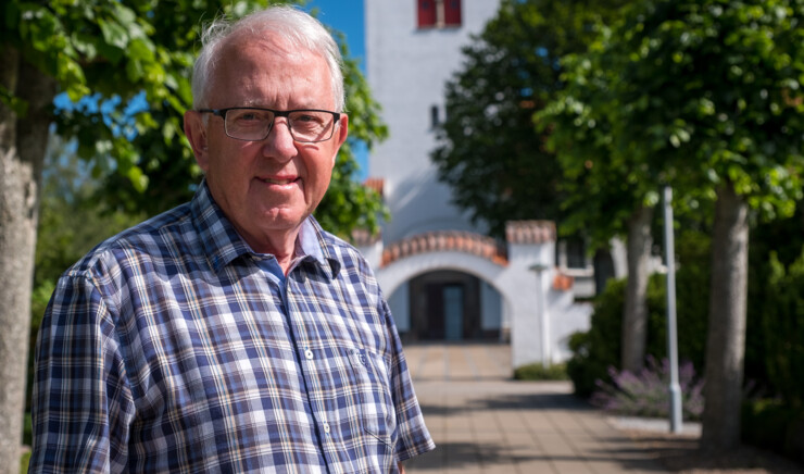 Hans Jørgen Dalum er formand for menighedsrådet i Vodskov Kirke